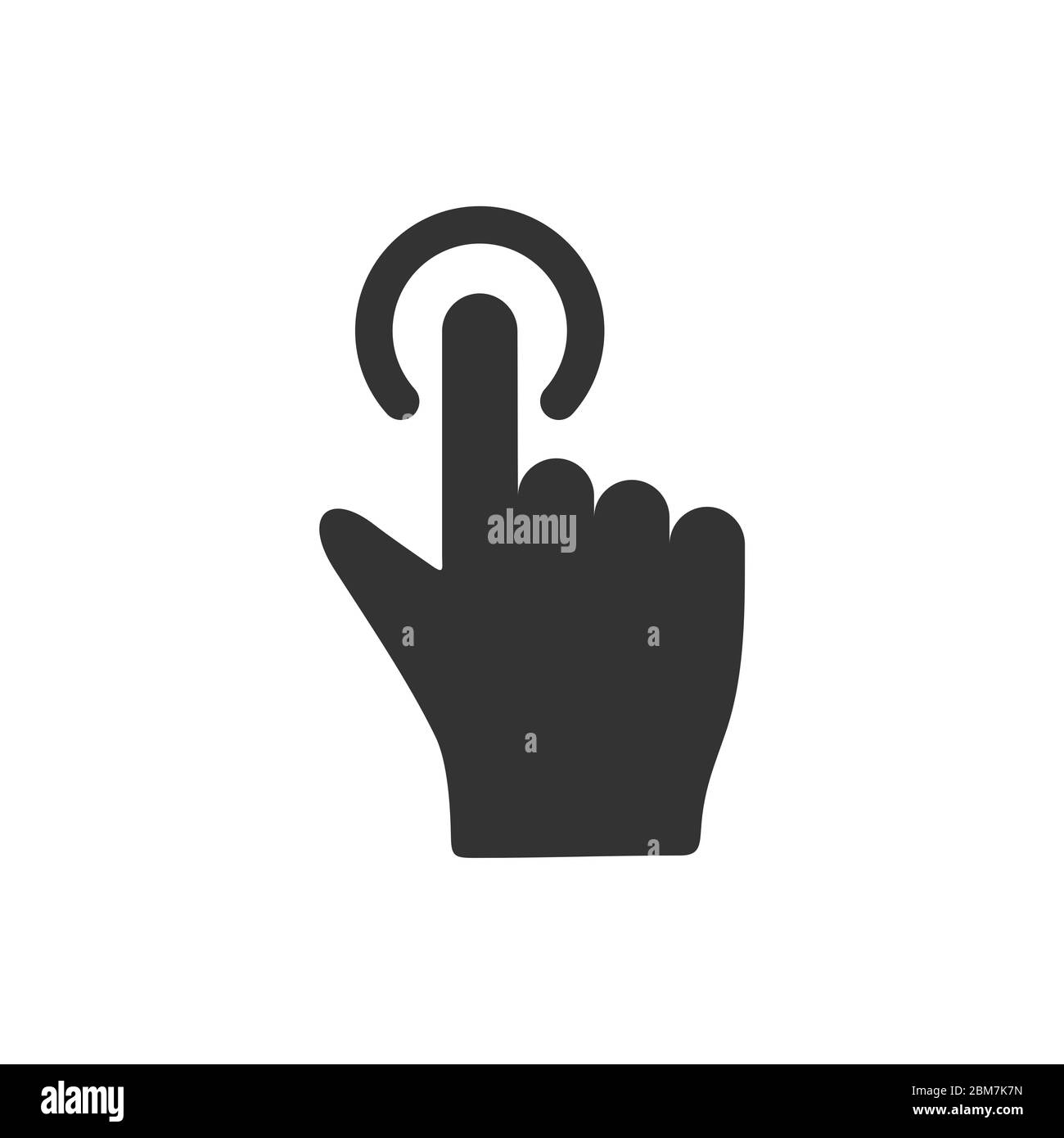 Fingerprint Gesture Scanning Icon vector template Illustration Design. Vector EPS 10. Stock Photo