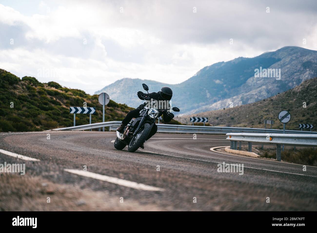 Motorcycle Riding In Mountains Motorcycle ride in mountains hi-res stock photography and images - Alamy