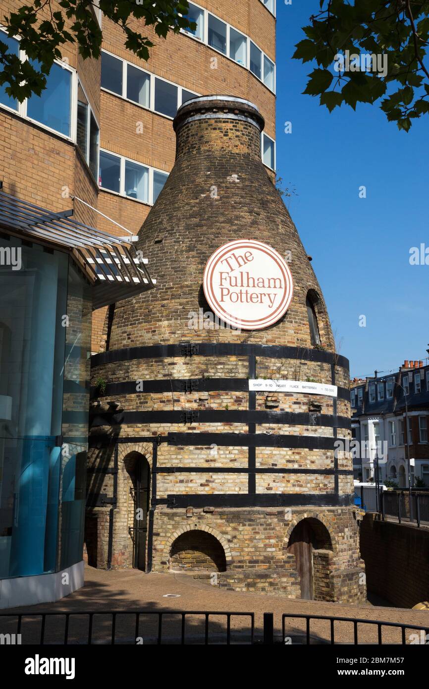 Old kiln (bottle kiln, shape of a bottle) of The Fulham Pottery