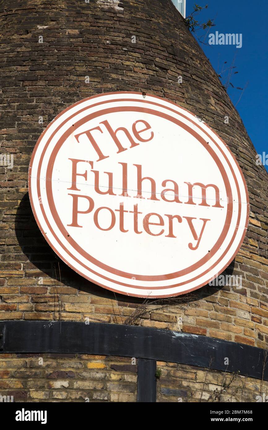 Old kiln (bottle kiln, shape of a bottle) of The Fulham Pottery