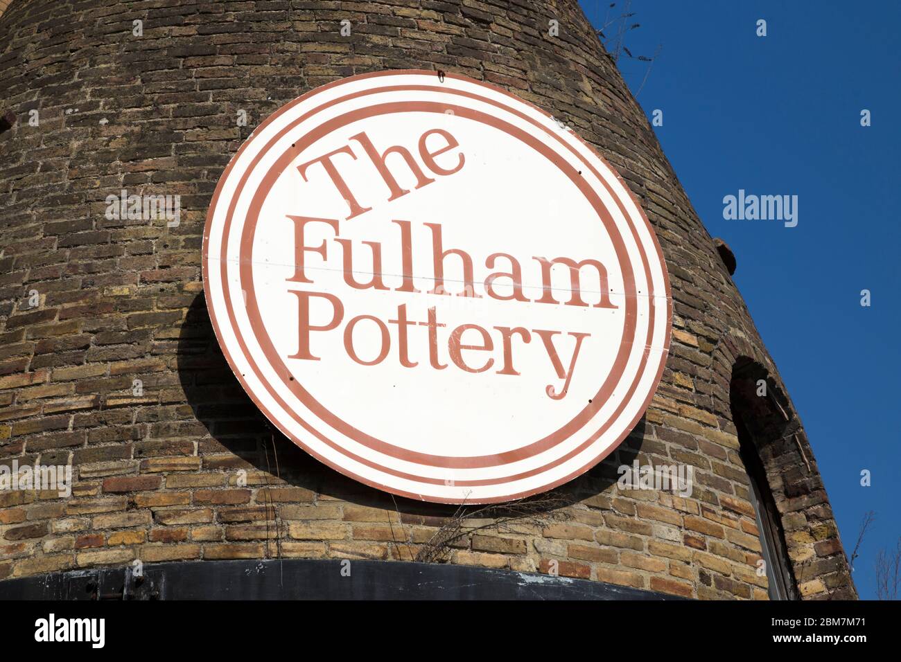Old kiln (bottle kiln, shape of a bottle) of The Fulham Pottery