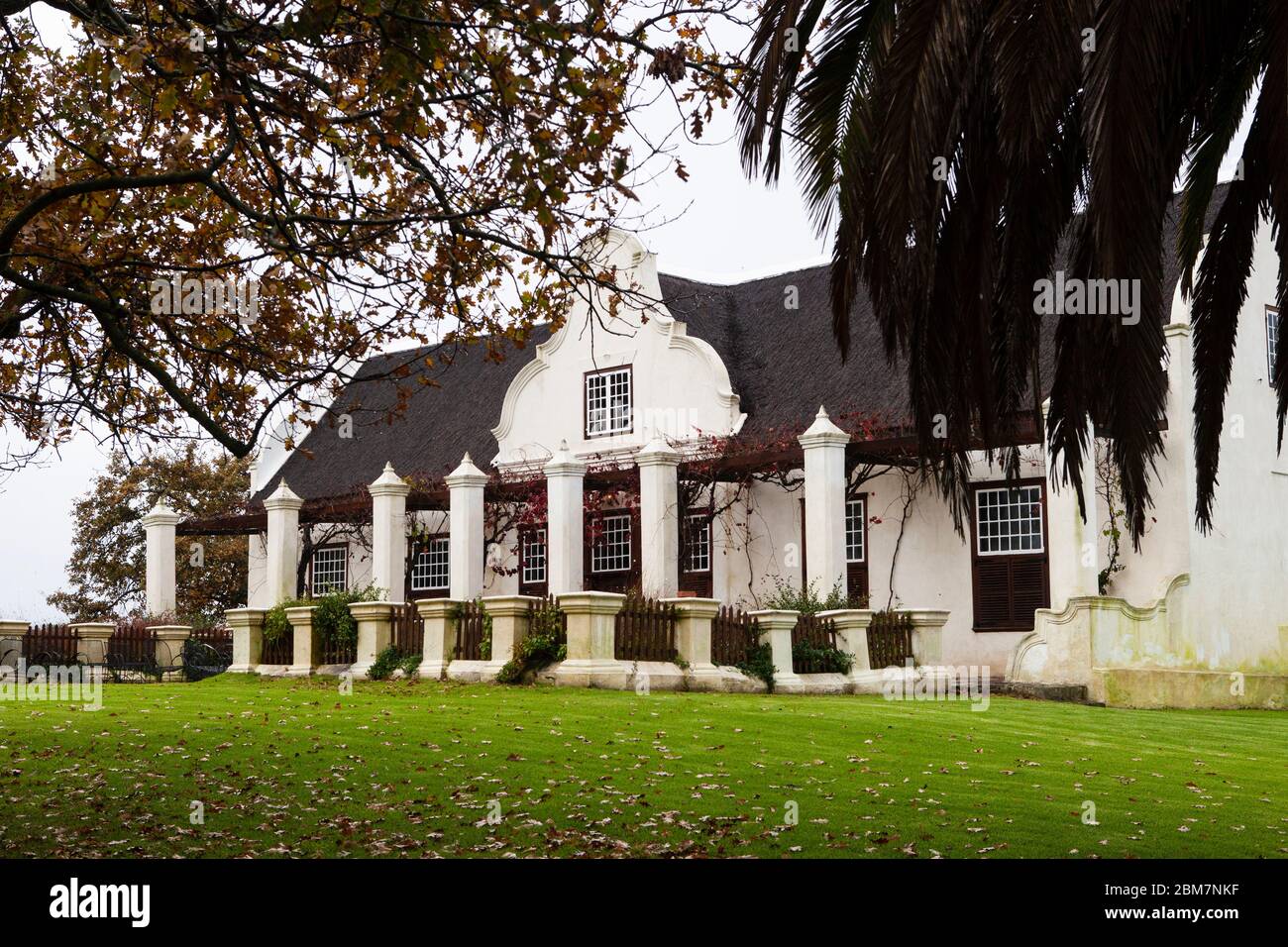 Cape Dutch winery, Cape winelands, Western Cape, Cape Town, South Africa Stock Photo Alamy