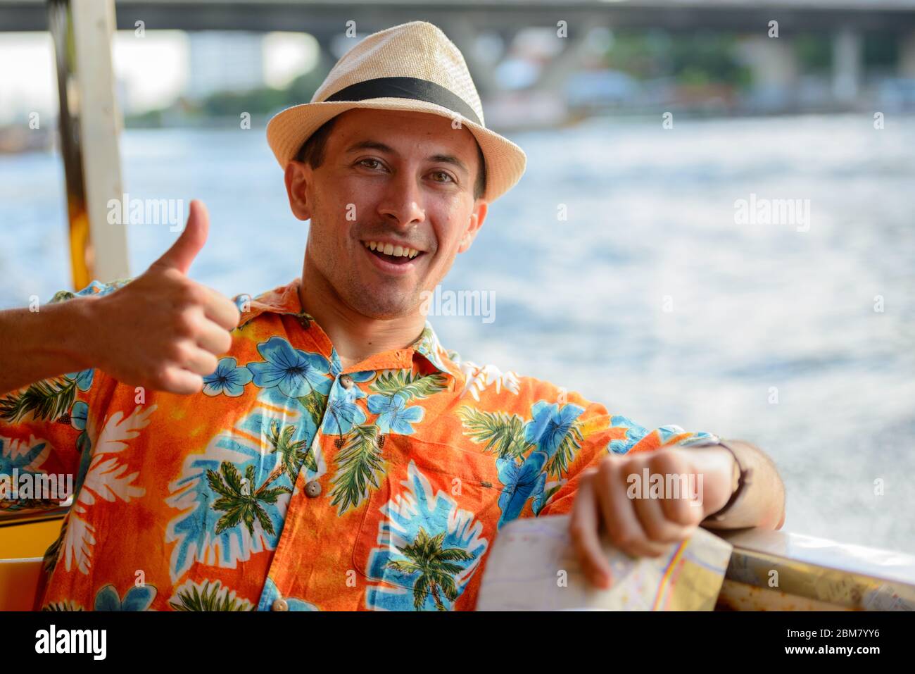 Man riding boat hi-res stock photography and images - Alamy