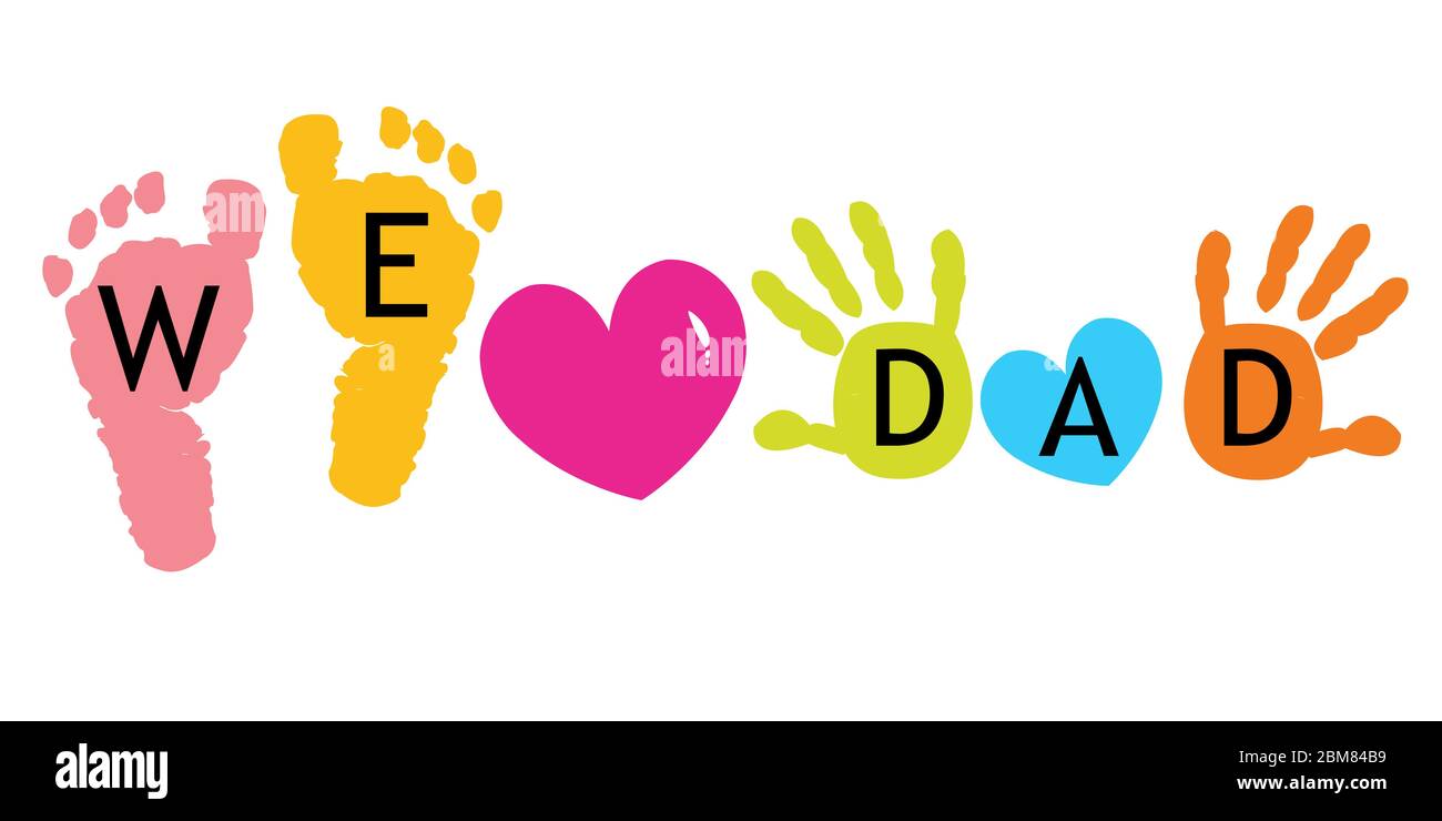 baby footprints for fathers day