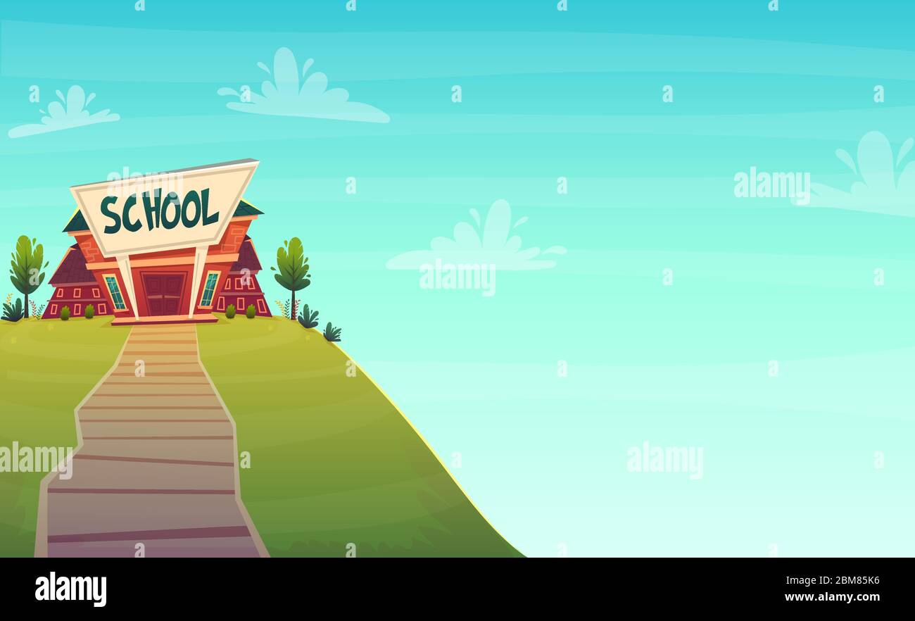 home education cartoon school building at autumn grass hill with ladder stairs of education vector illustration wallpaper background Stock Vector Image & Art - Alamy home education cartoon school building at autumn grass hill with ladder stairs of education vector illustration wallpaper background Stock Vector Image & Art - Alamy