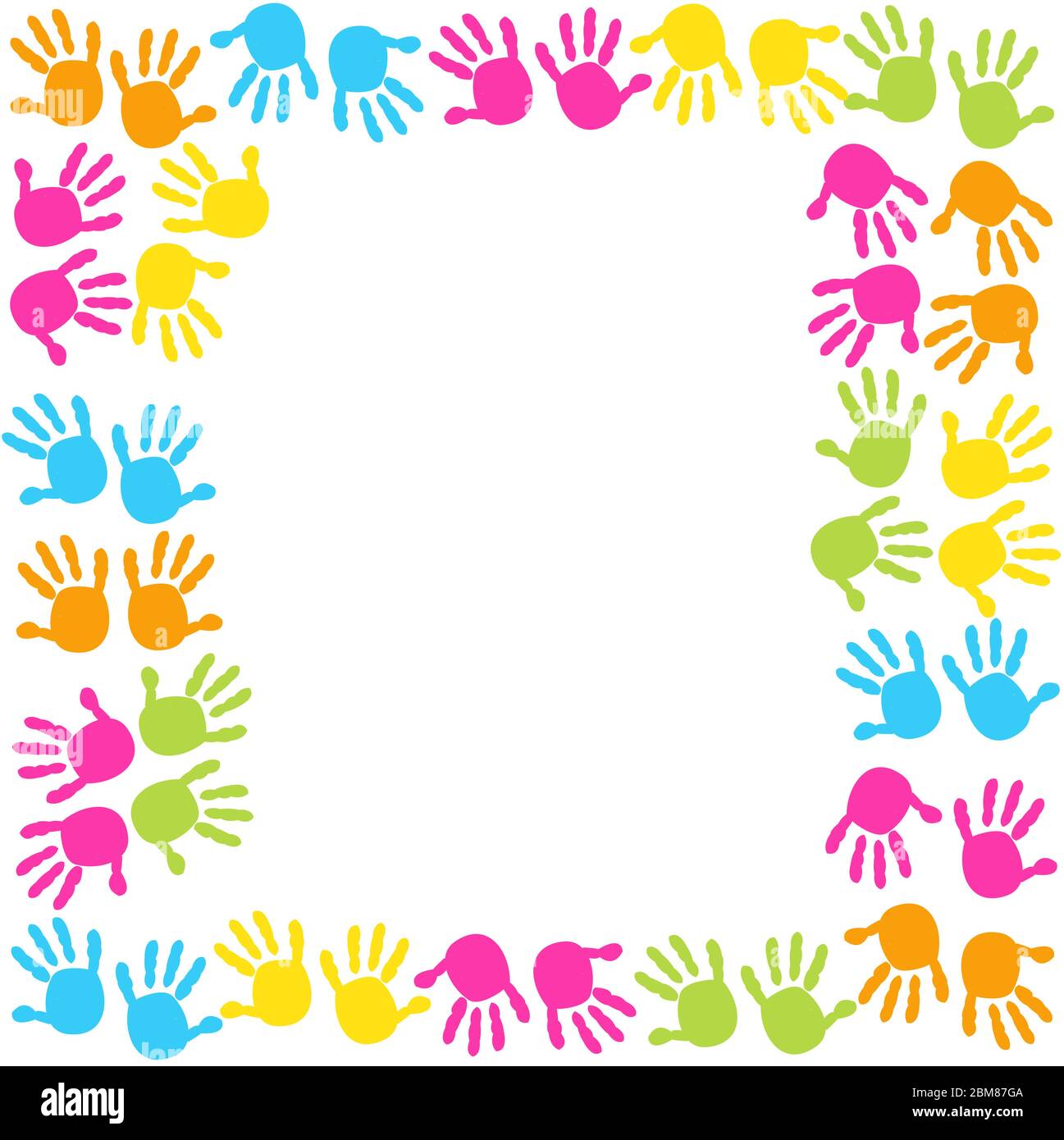 Handprints Border