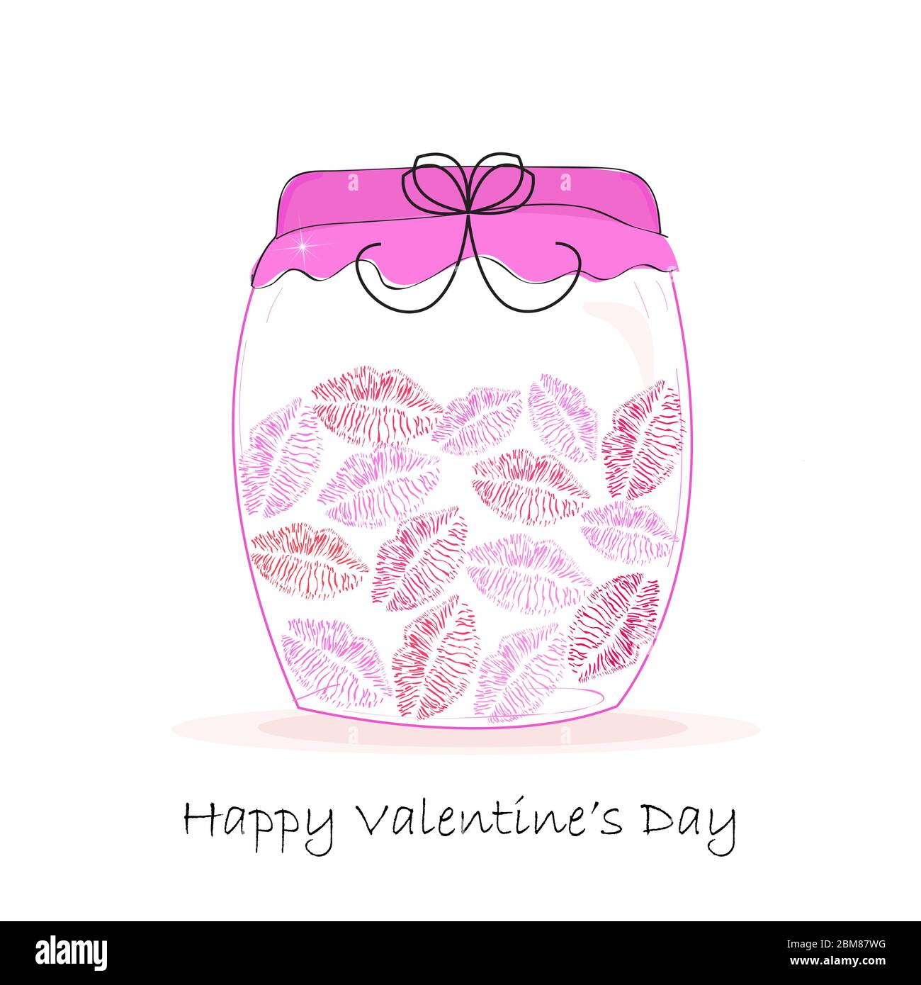 Valentine Day hearts banner vector background Stock Vector Image & Art ...