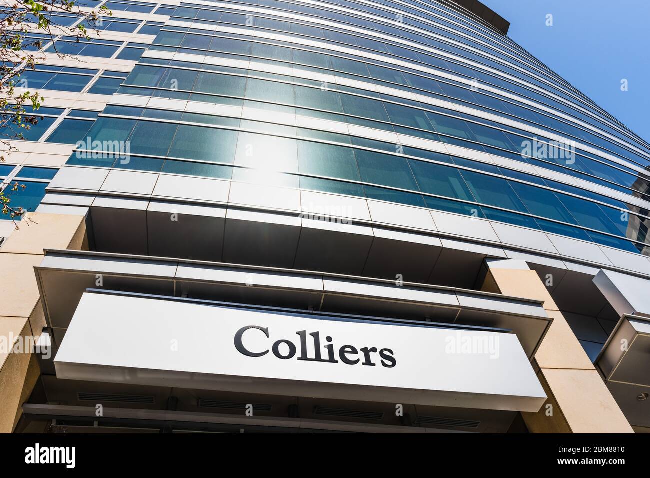 May 6, 2020 San Jose / CA / USA - Colliers headquarters in Silicon Valley;  Colliers International is a Canada-based global commercial real estate serv  Stock Photo - Alamy