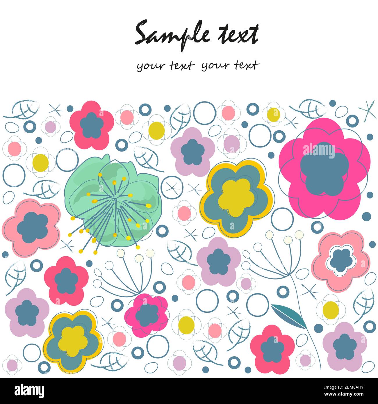 With beautiful bright red poppy flowers in the summer red Stock Vector ...