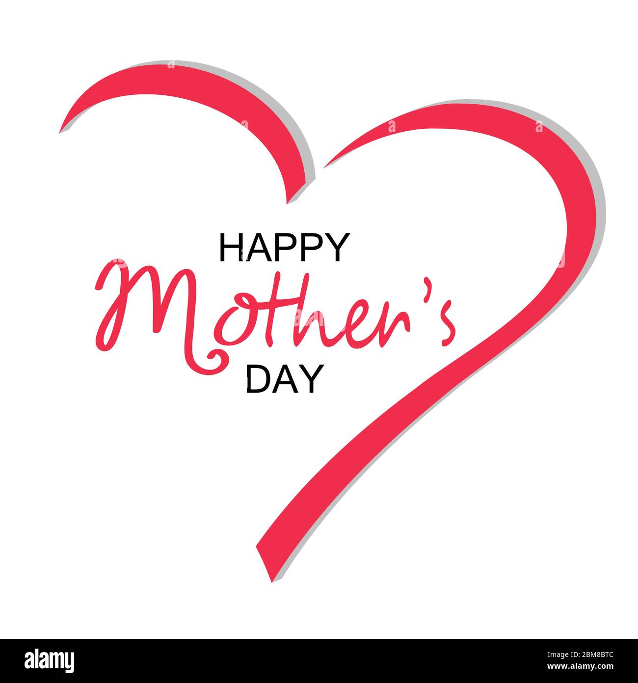Happy Mother's Day greeting card Stock Vector
