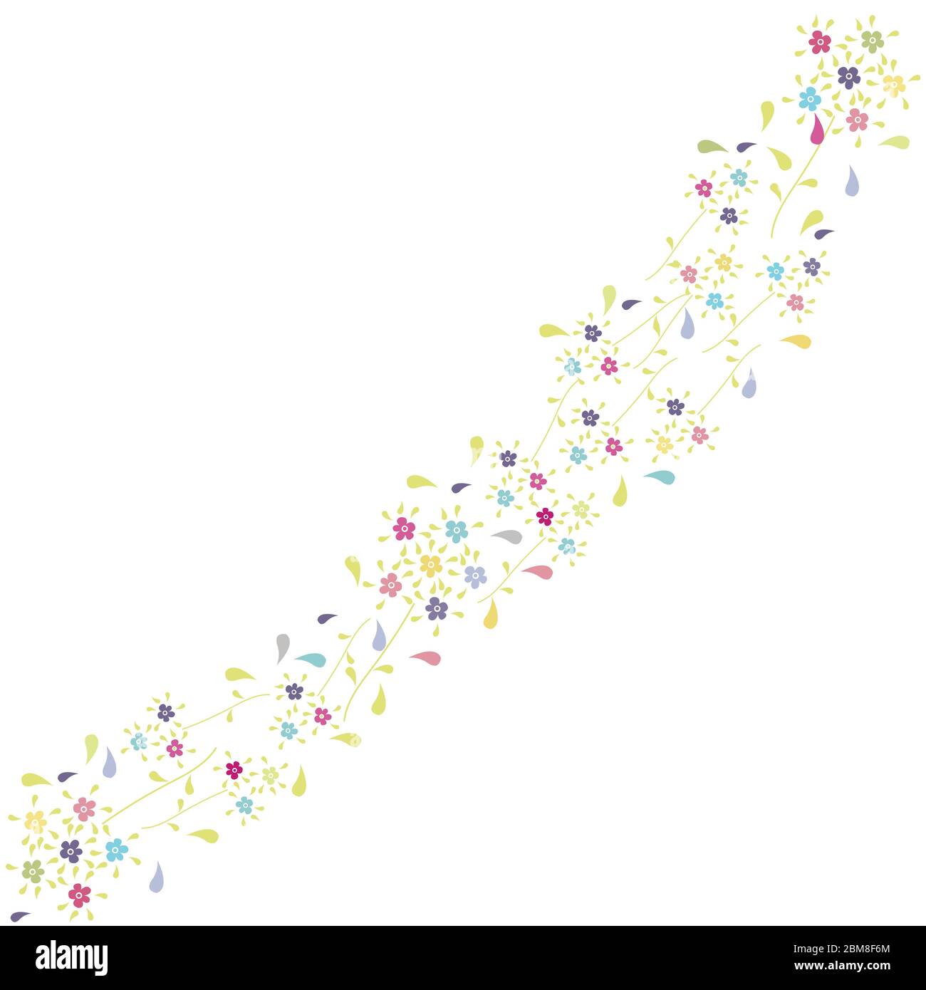 Simple Flower Background Vector Design Colorful simple floral background vector Stock Vector Image & Art - Alamy