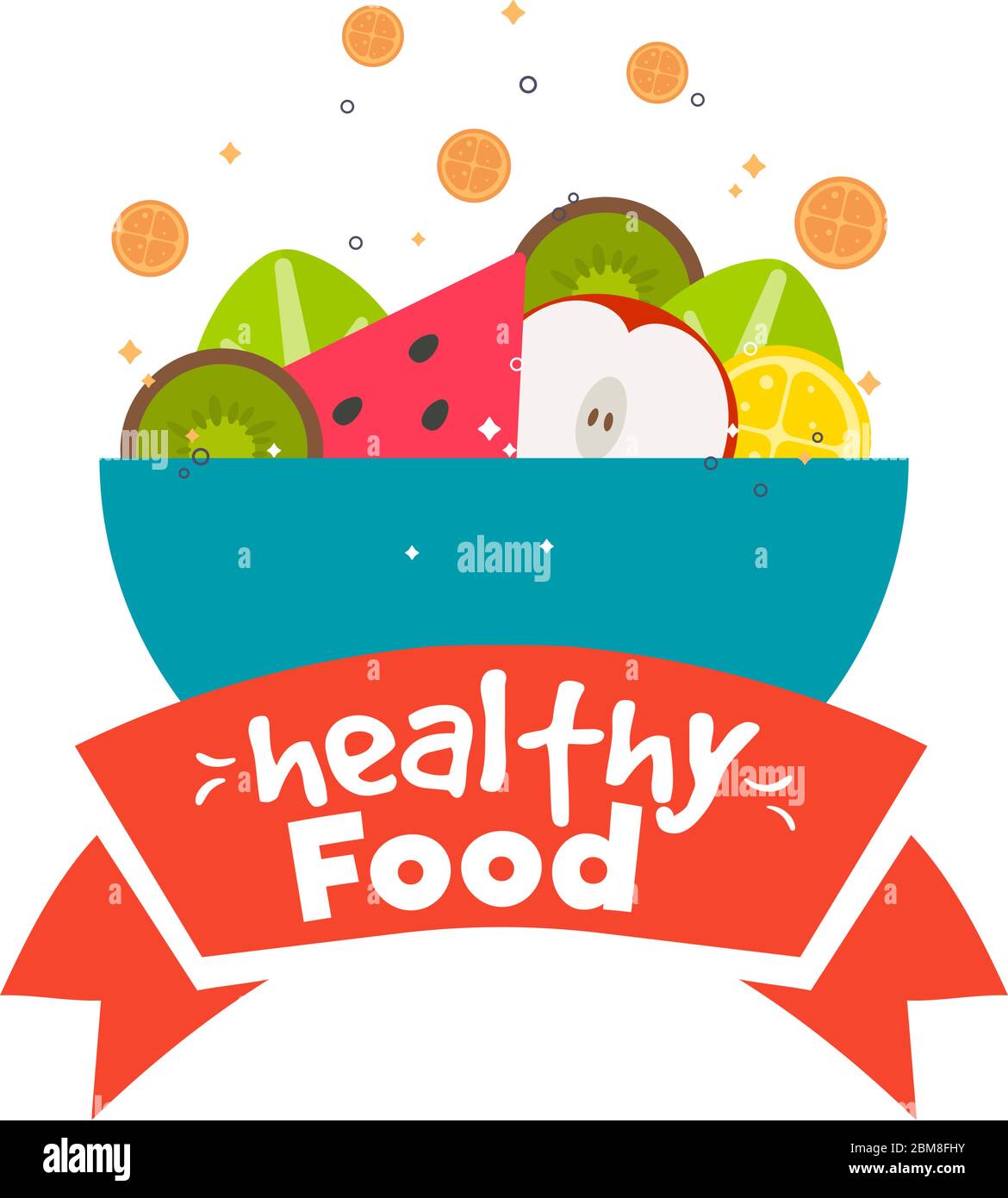Healthy food poster Stock Vector Image & Art - Alamy