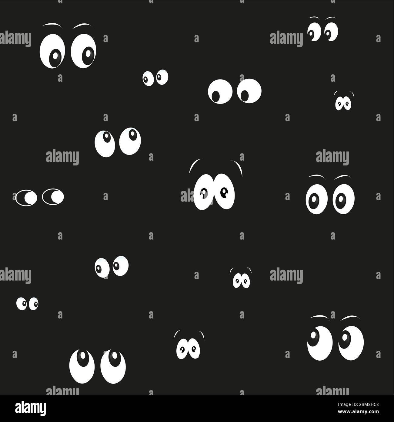 Glowing in the dark eyes vector Stock Vector Image & Art - Alamy