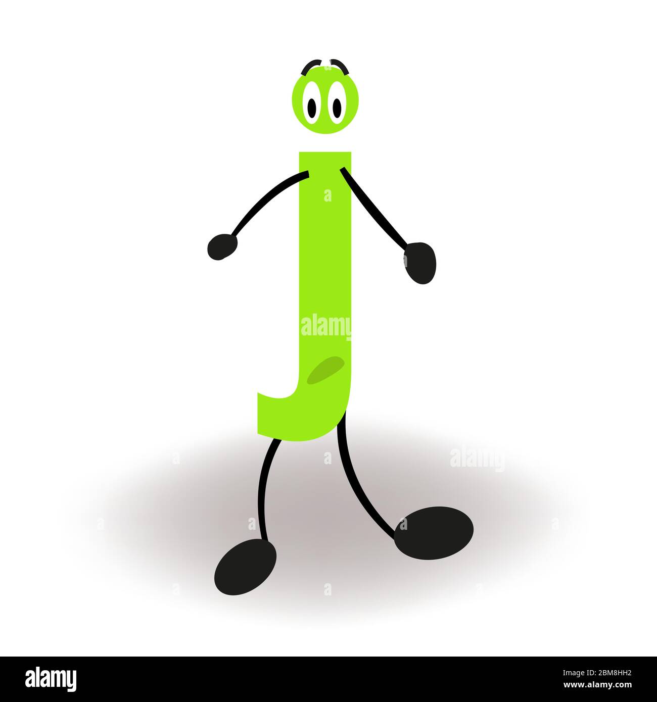 Funny J letter vector Stock Vector Image & Art Alamy