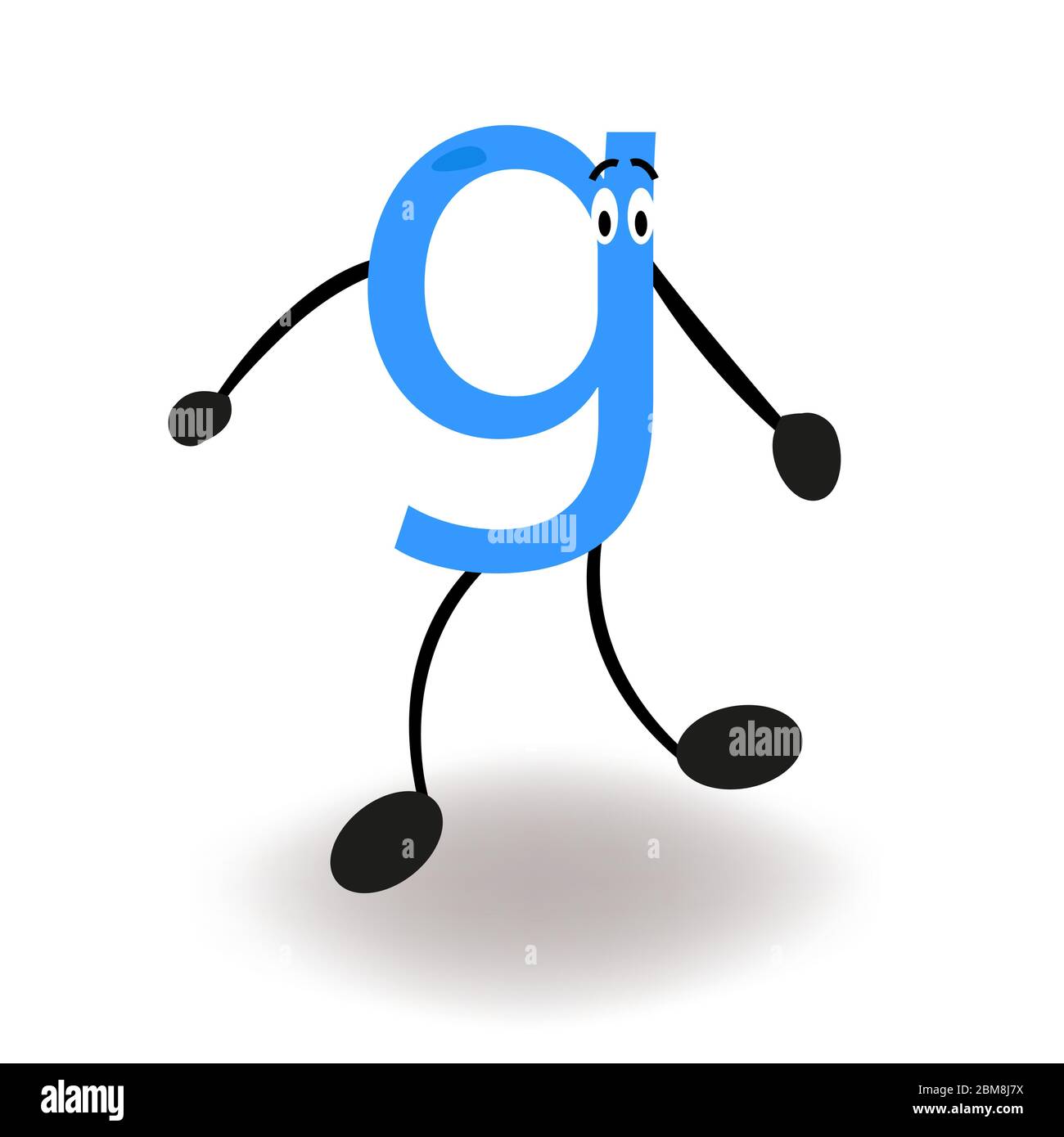 funny-g-letter-vector-stock-vector-image-art-alamy