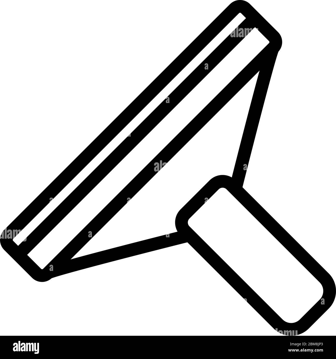 special tool for cleaning windows icon vector outline illustration ...