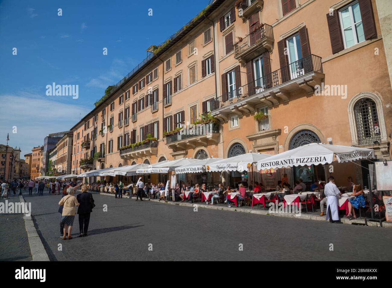 View of Piazza Navona, Rome, Latium, Italy, Europe Stock Photo
