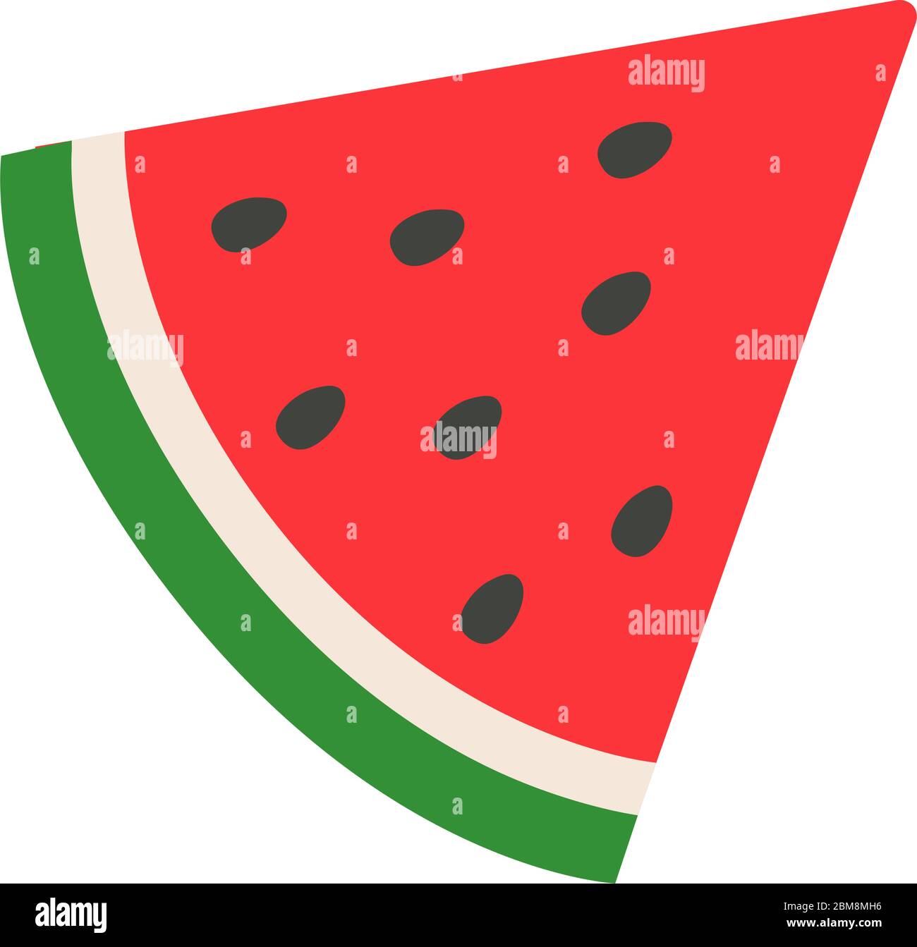 Isolated watermelon icon Stock Vector