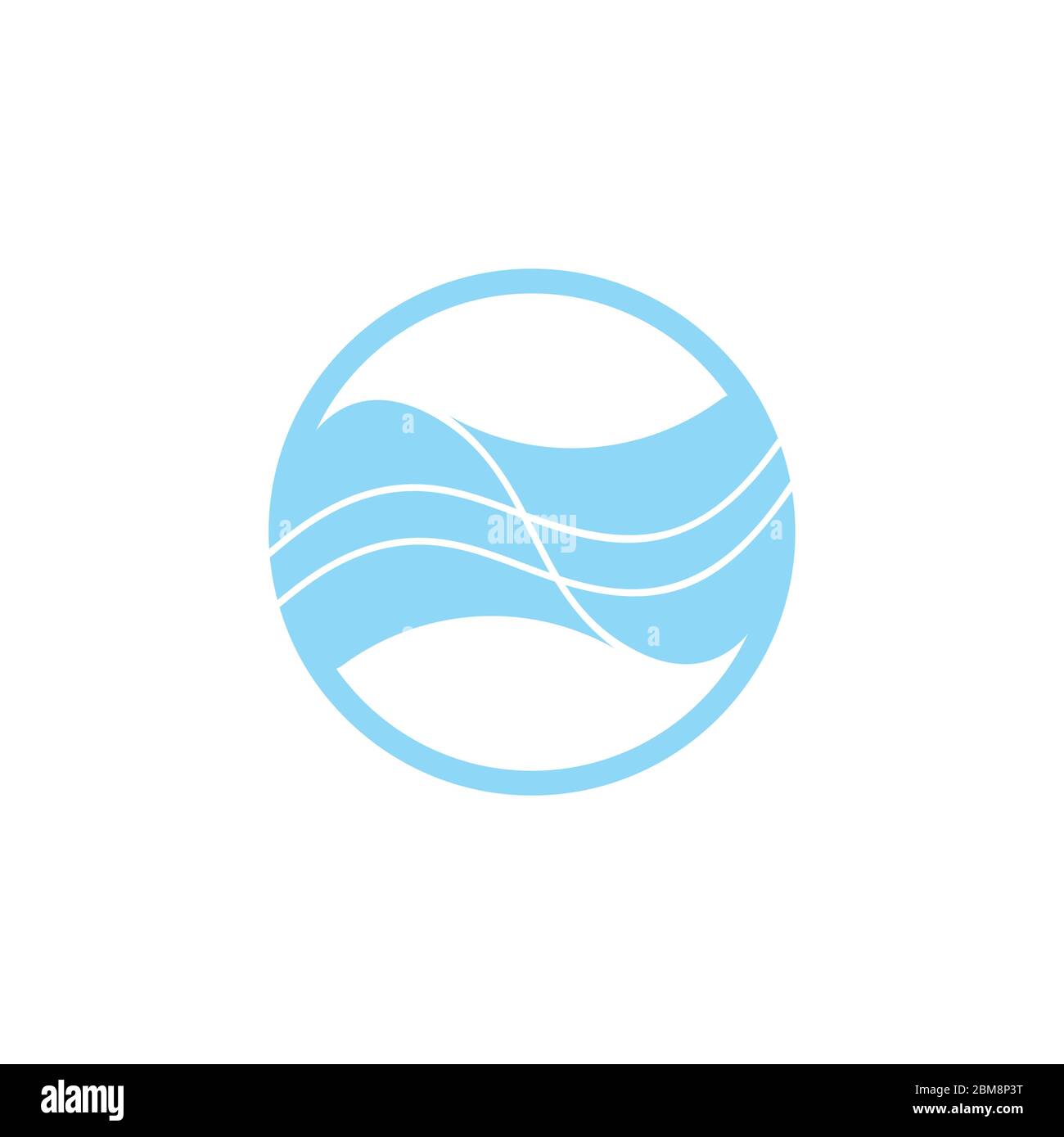 circle geometric stripes waves logo Stock Vector Image & Art - Alamy