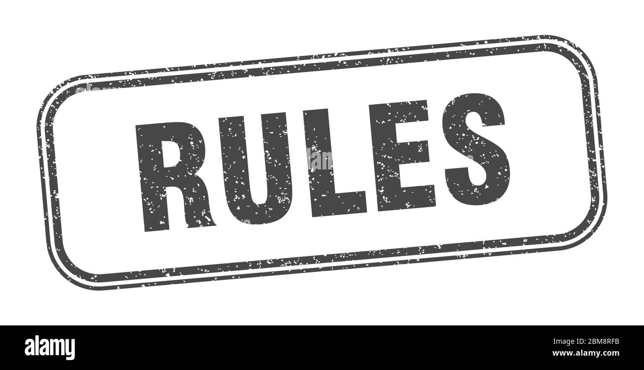 rules stamp. rules square grunge sign. label Stock Vector Image & Art