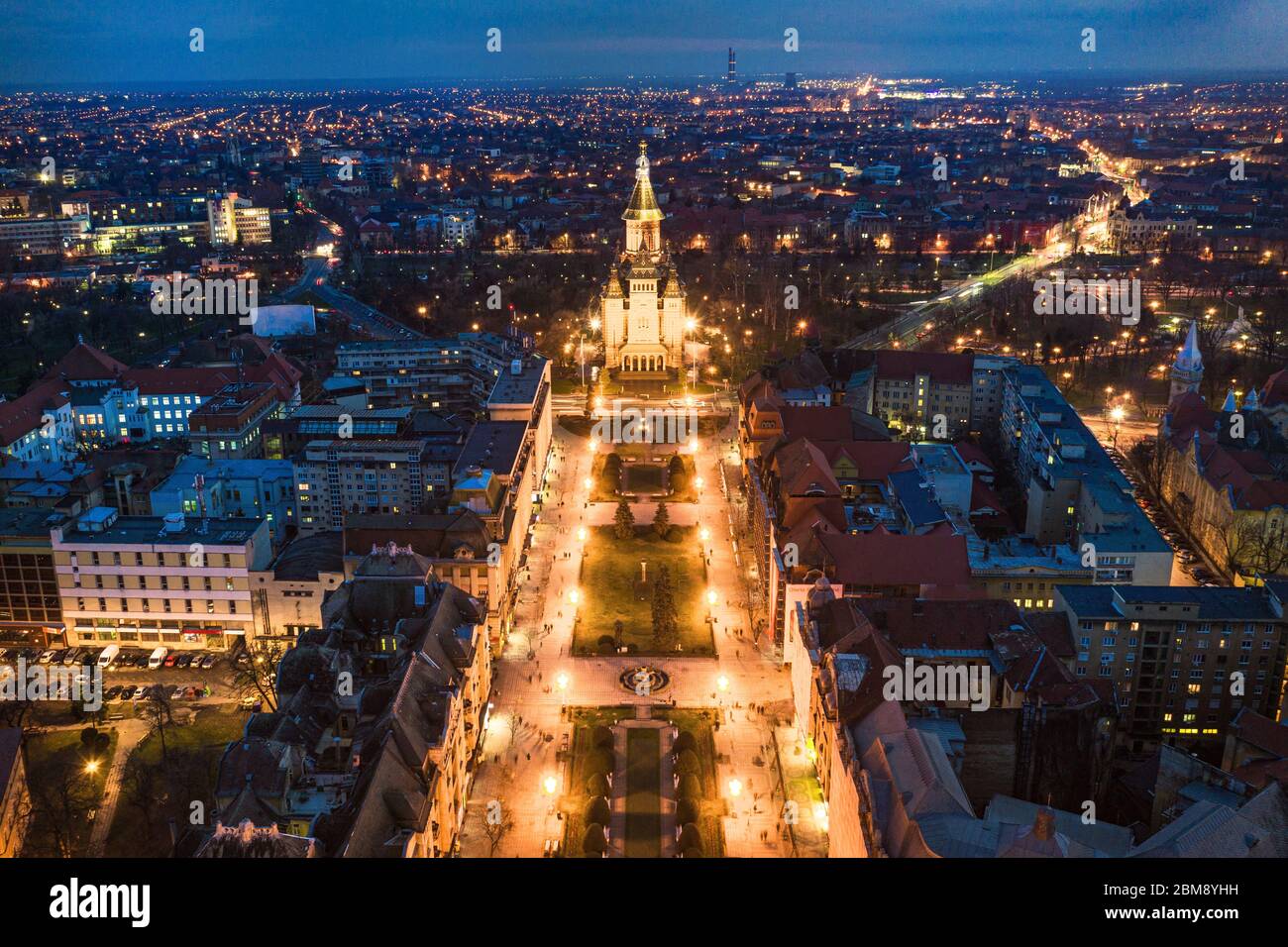 skate Dictation Thermal Beautiful red sunset in aerial view from Timisoara taken by a professional  drone - Timisoara Orthodox Cathedral, Bega and Central Park Stock Photo -  Alamy
