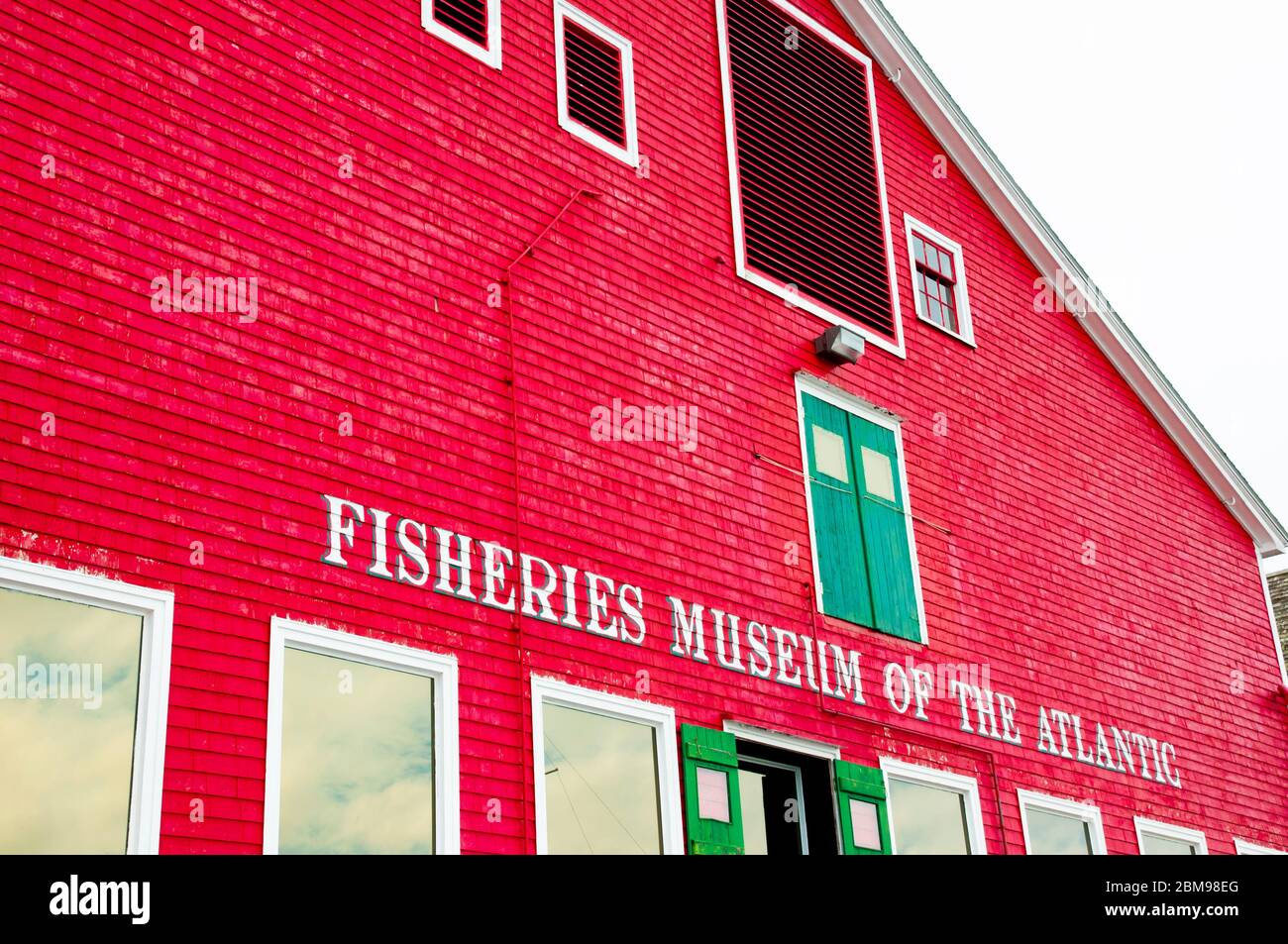 Lunenburg, Canada - August 14, 2016: Fisheries Museum of the Atlantic Stock Photo