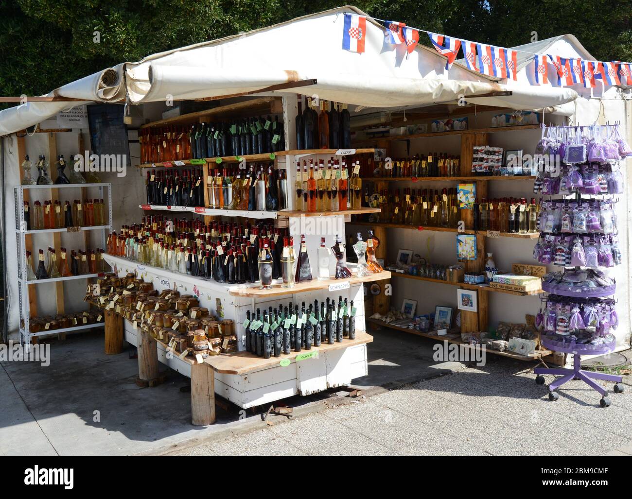 Souvenir shop in Zadar, Croatia Stock Photo Alamy