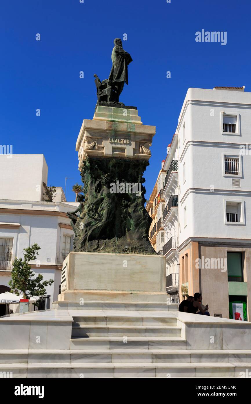 Cadiz A Moret Monument, Plaza de San Juan de Dios, Cadiz City