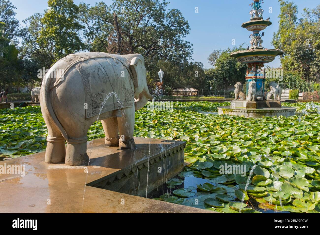 Saheliyon-ki-Bari Garden of the Maidens Udaipur Rajasthan India Stock ...