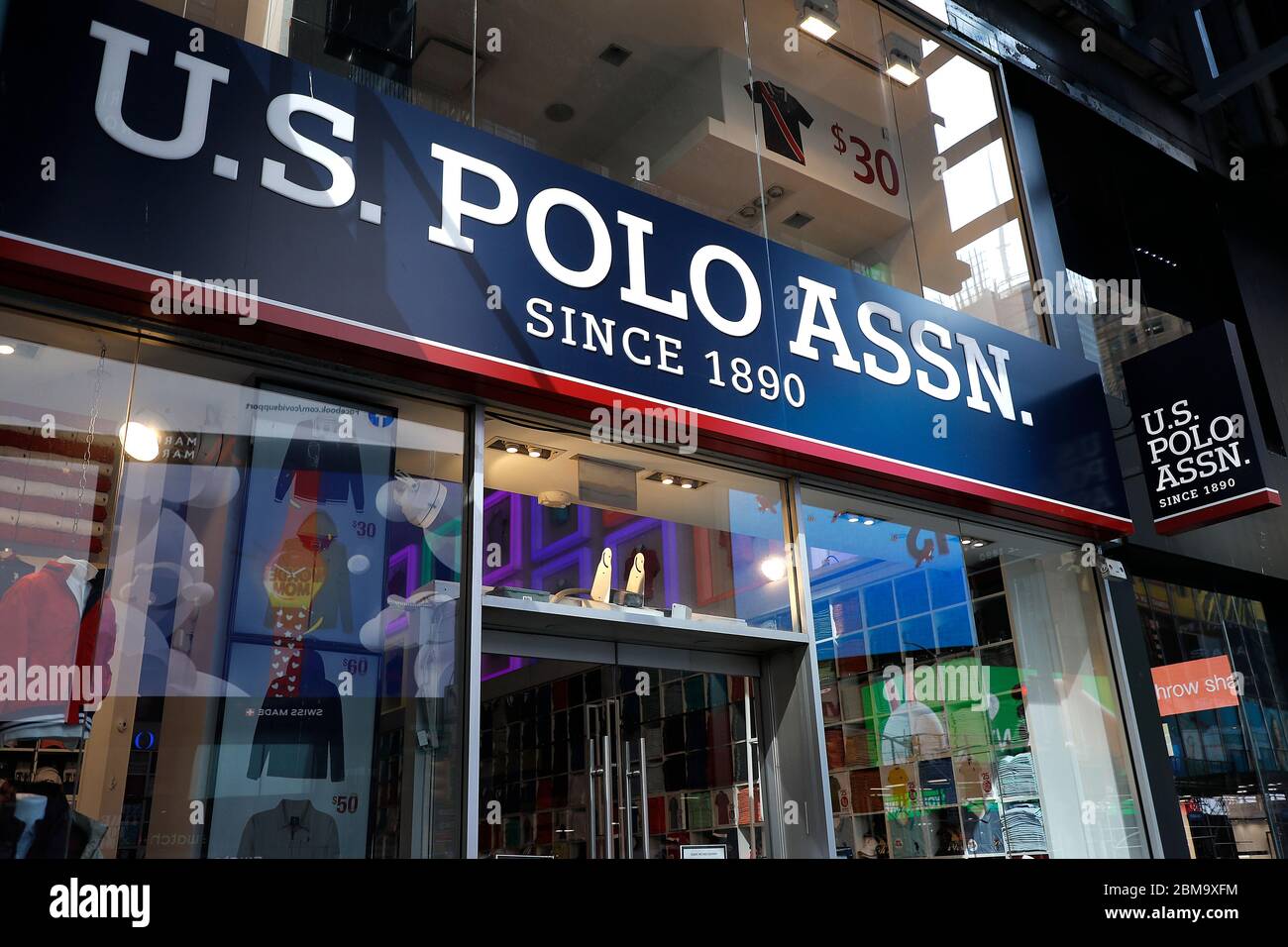 US Polo Assn. logo is seen on one of their branches Stock Photo - Alamy