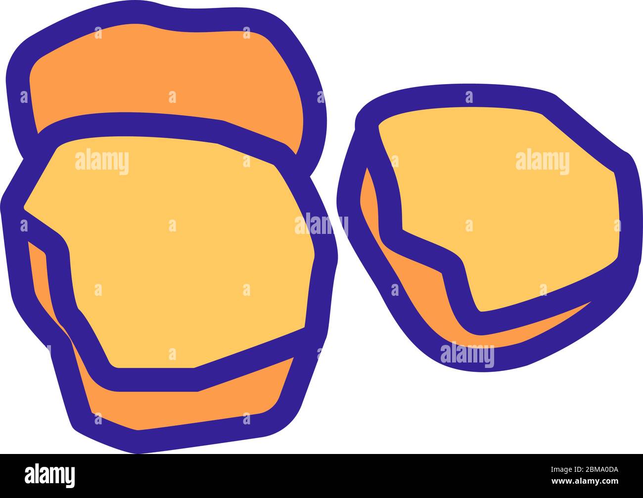 sunflower seeds icon vector outline illustration Stock Vector Image ...