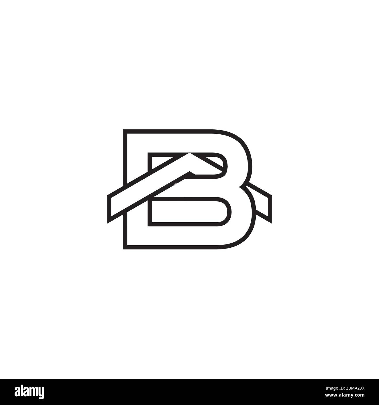 Cool Letter B Logo