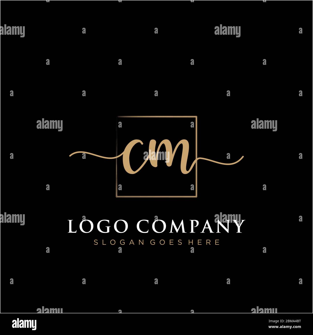 Cm initials logo hires stock photography and images Alamy
