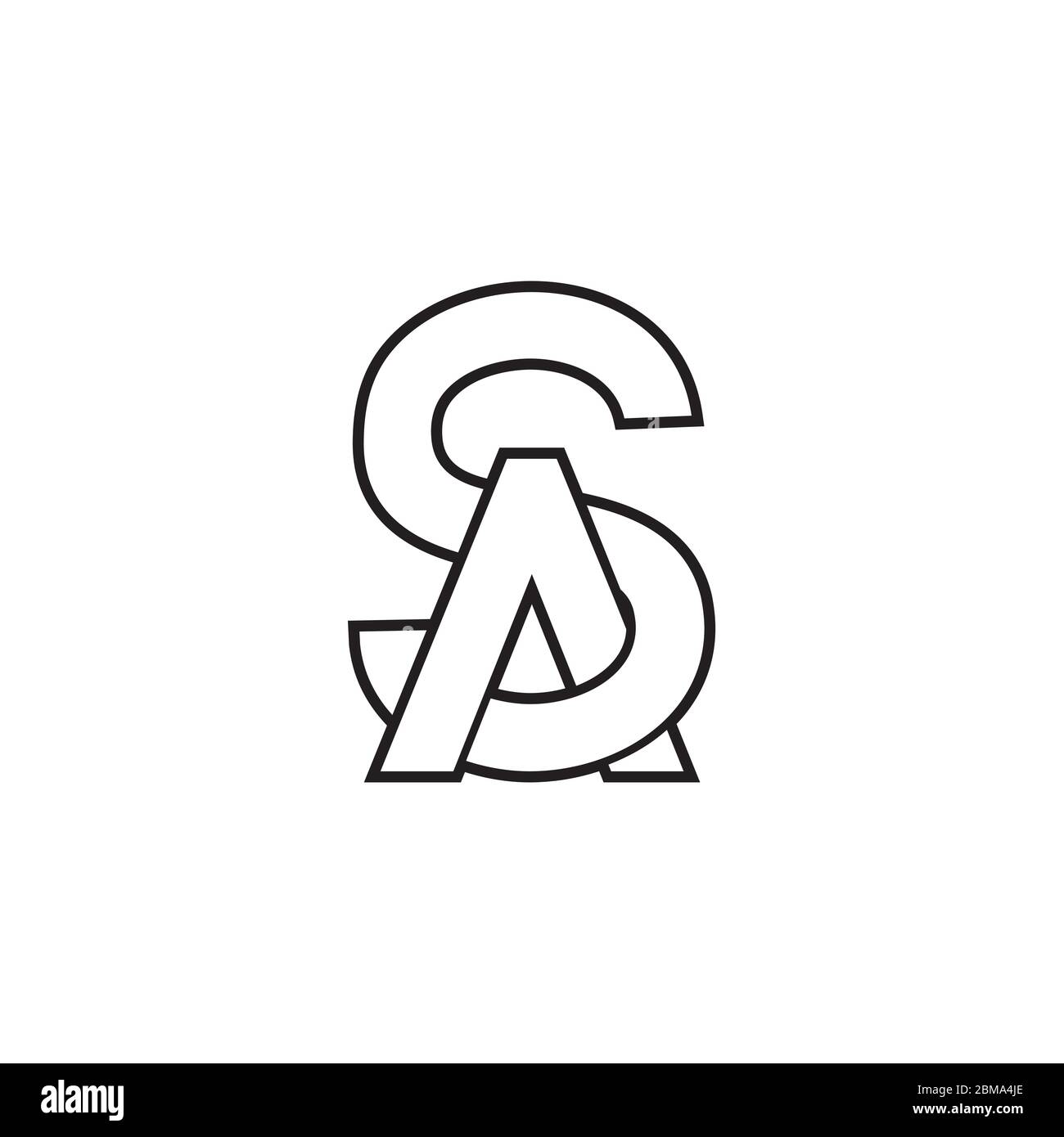 A s letter Stock Vector Images - Alamy
