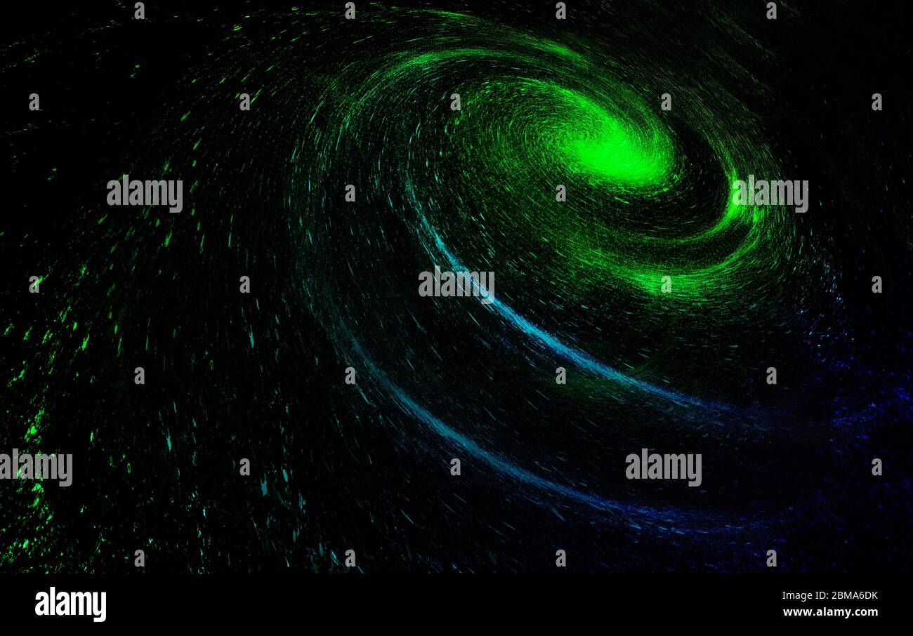 Colorful gradient universe starry sky vortex, internet technology ...
