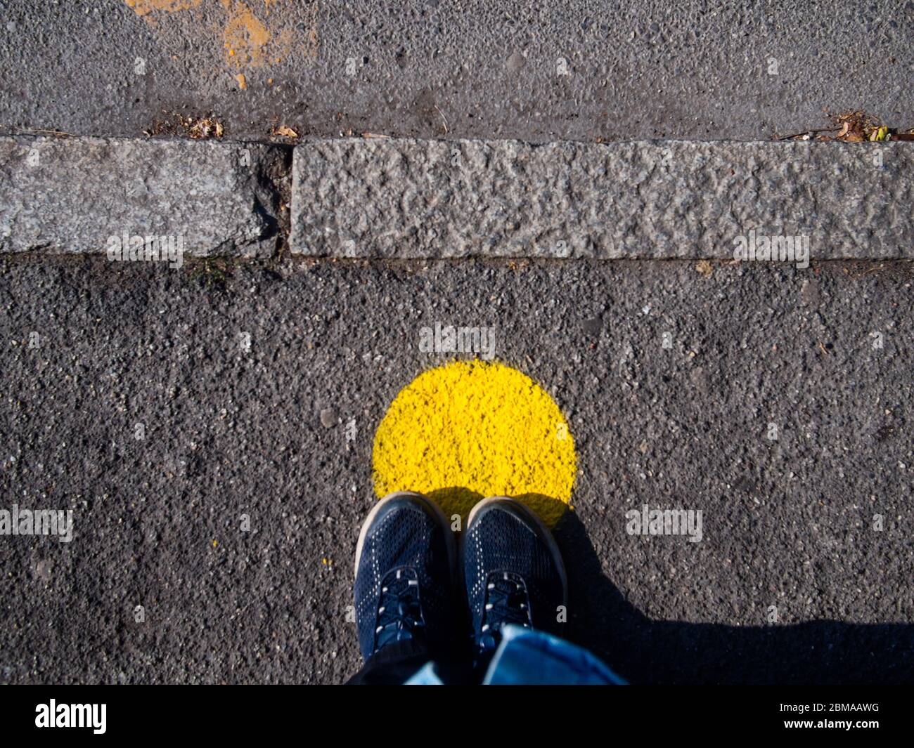 Cremona, Lombardy, Italy - May 5 6 7 2020 - social distancing in empty city during coronavirus outbreak lockdown phase 2 and economic crisis Stock Photo