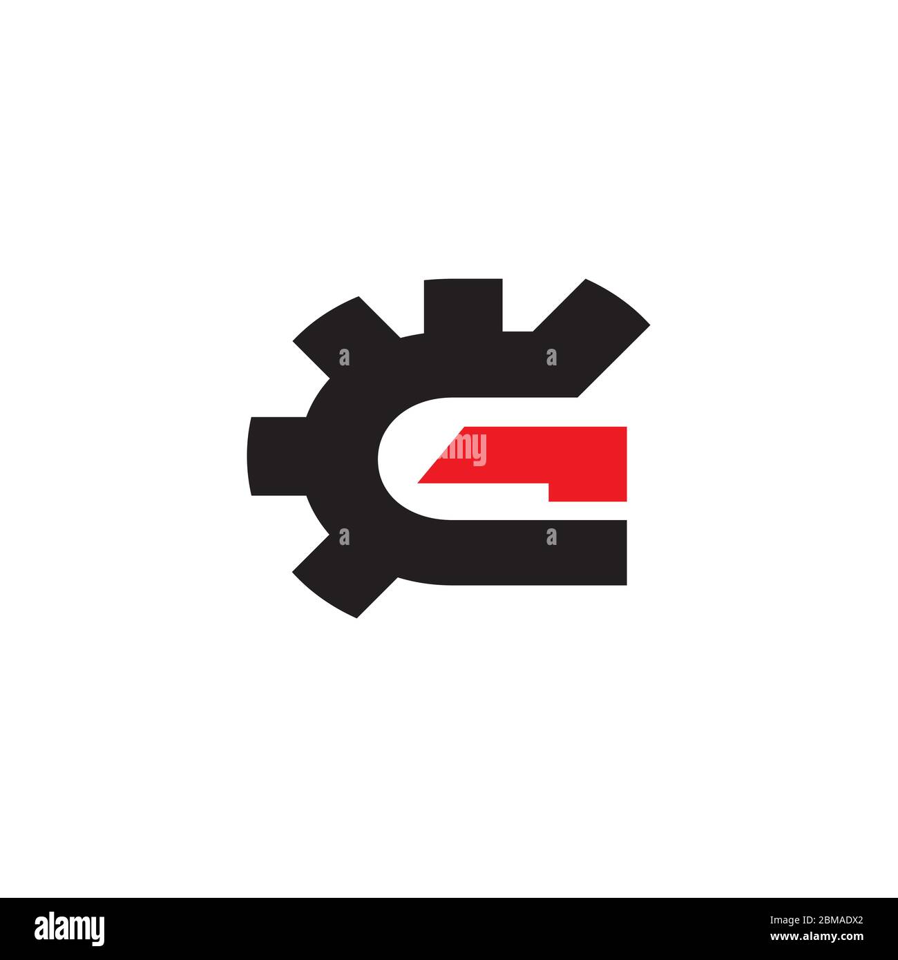 G C G Gear Letter Logo Design Concept Stock Vector Image Art Alamy