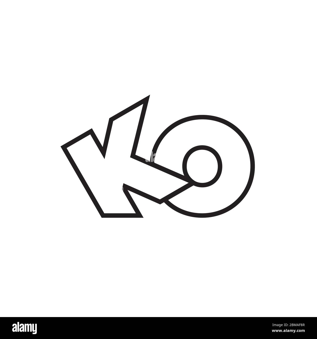 K O lines design vector Stock Vector Image & Art Alamy