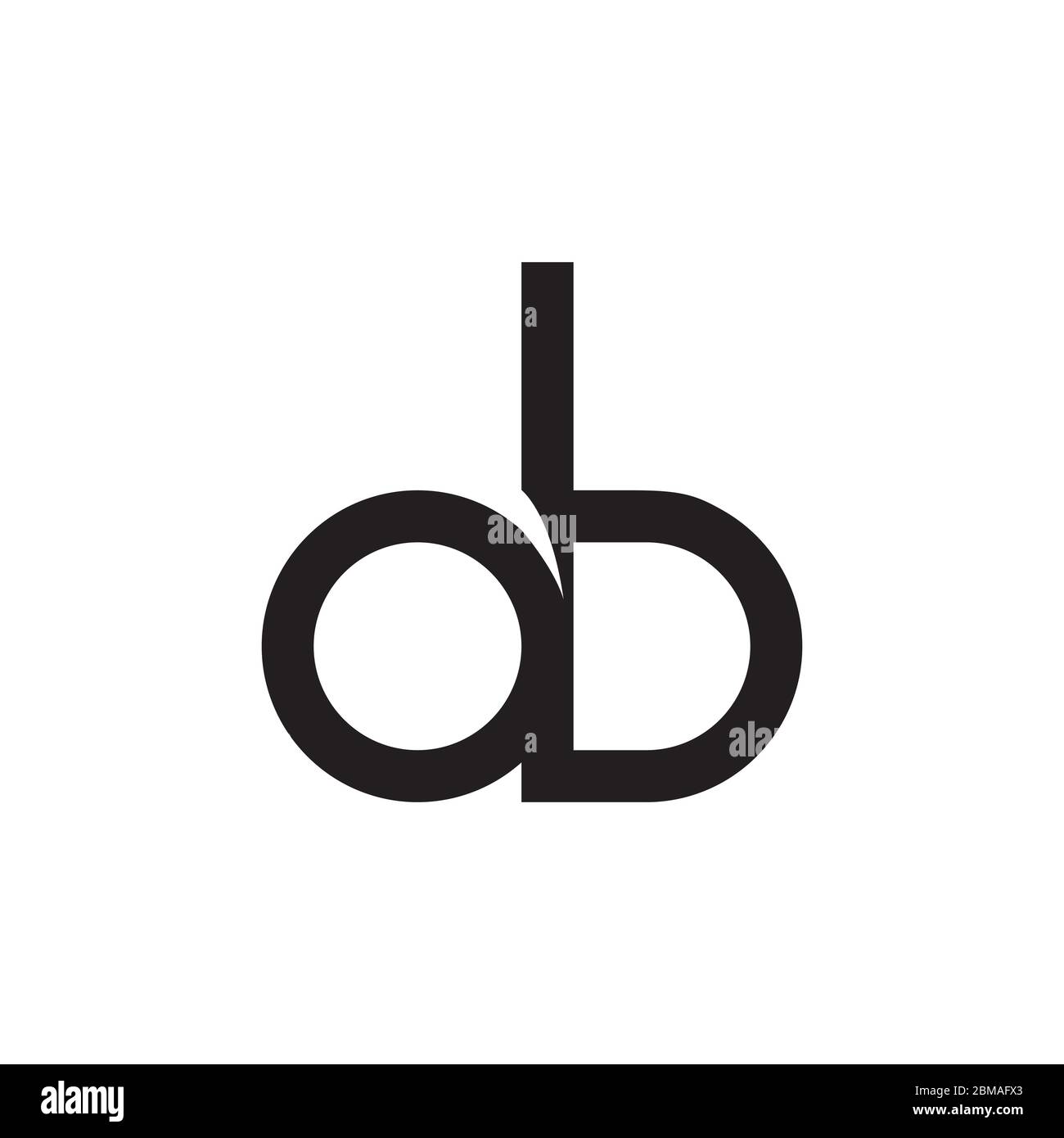 O B icon design vector Stock Vector
