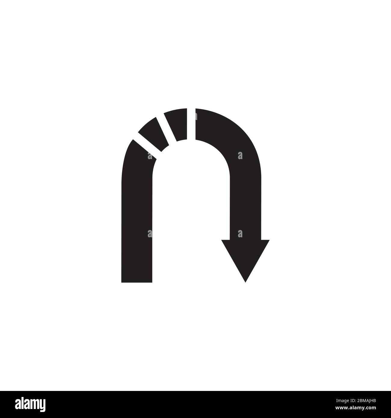 turn back arrow logo design concept Stock Vector Image & Art Alamy