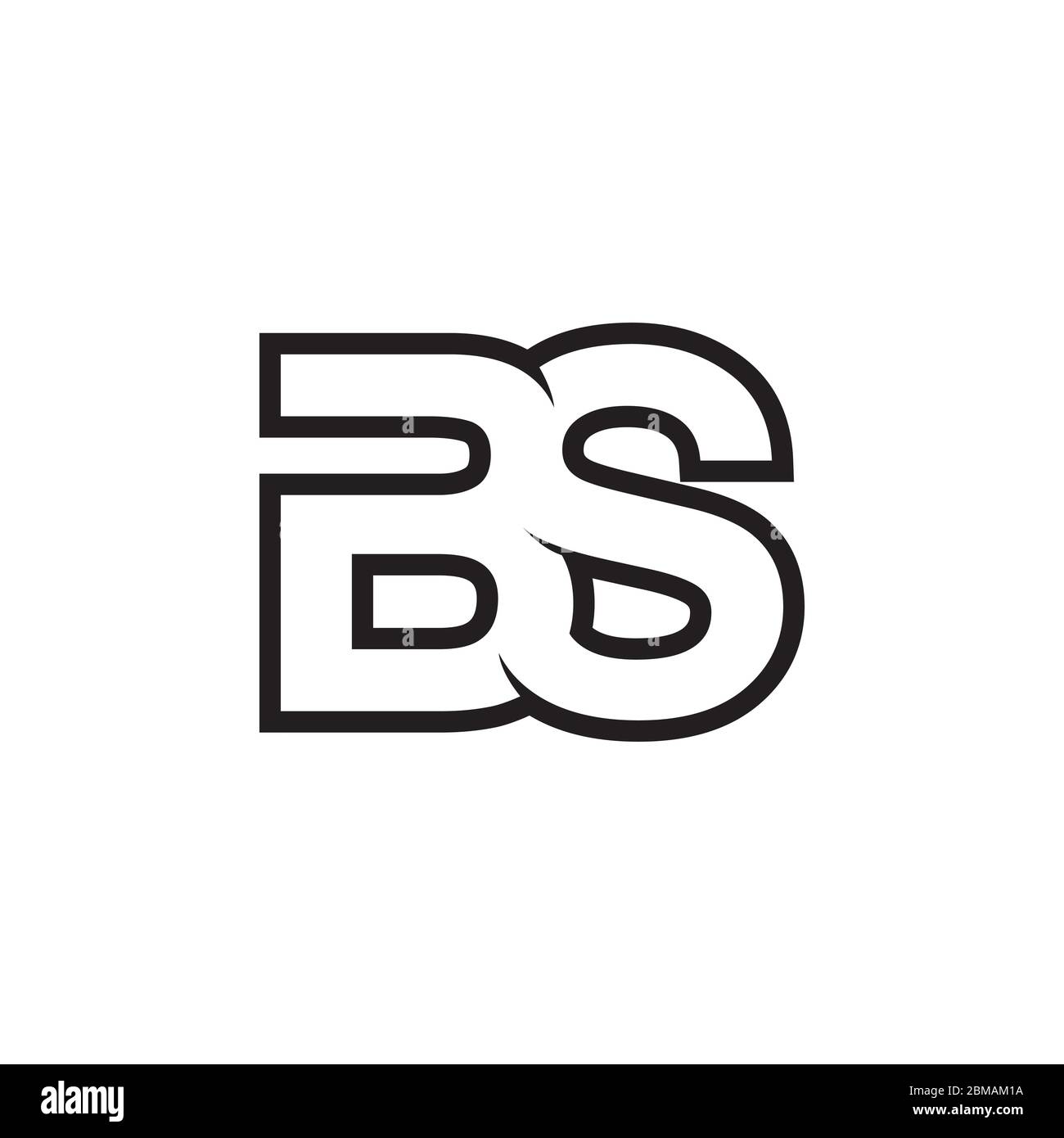 B S lines design vector illustration Stock Vector Image & Art - Alamy