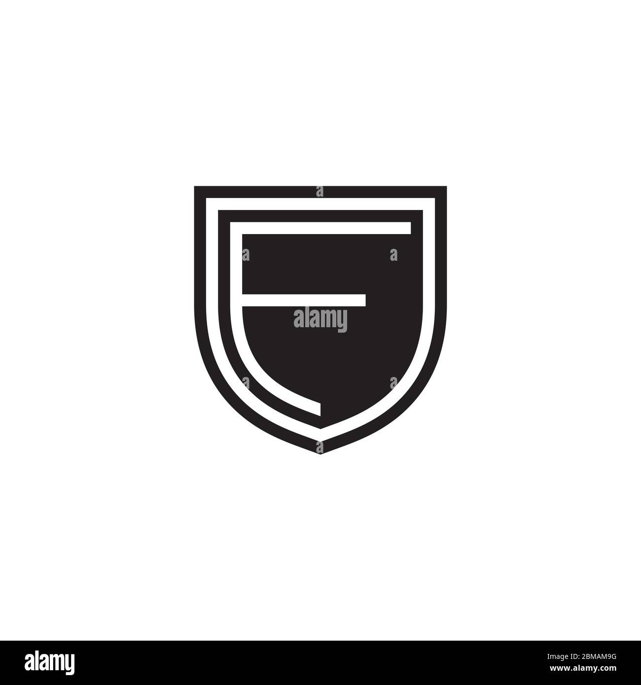 Shield logo design Stock Vector Images - Alamy