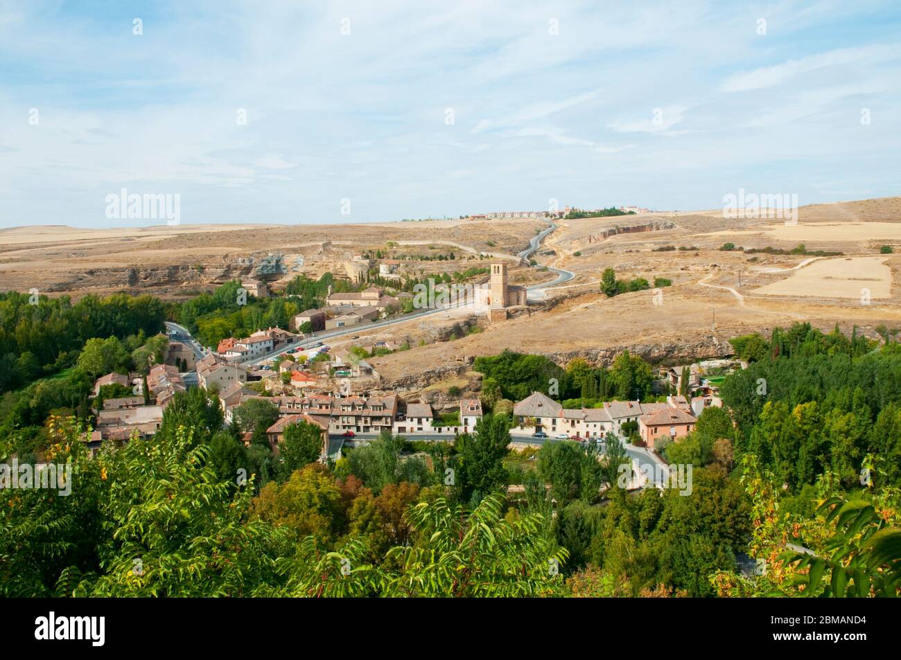 View from the Alcazar. Segovia, Castilla Leon, Spain. Stock Photo