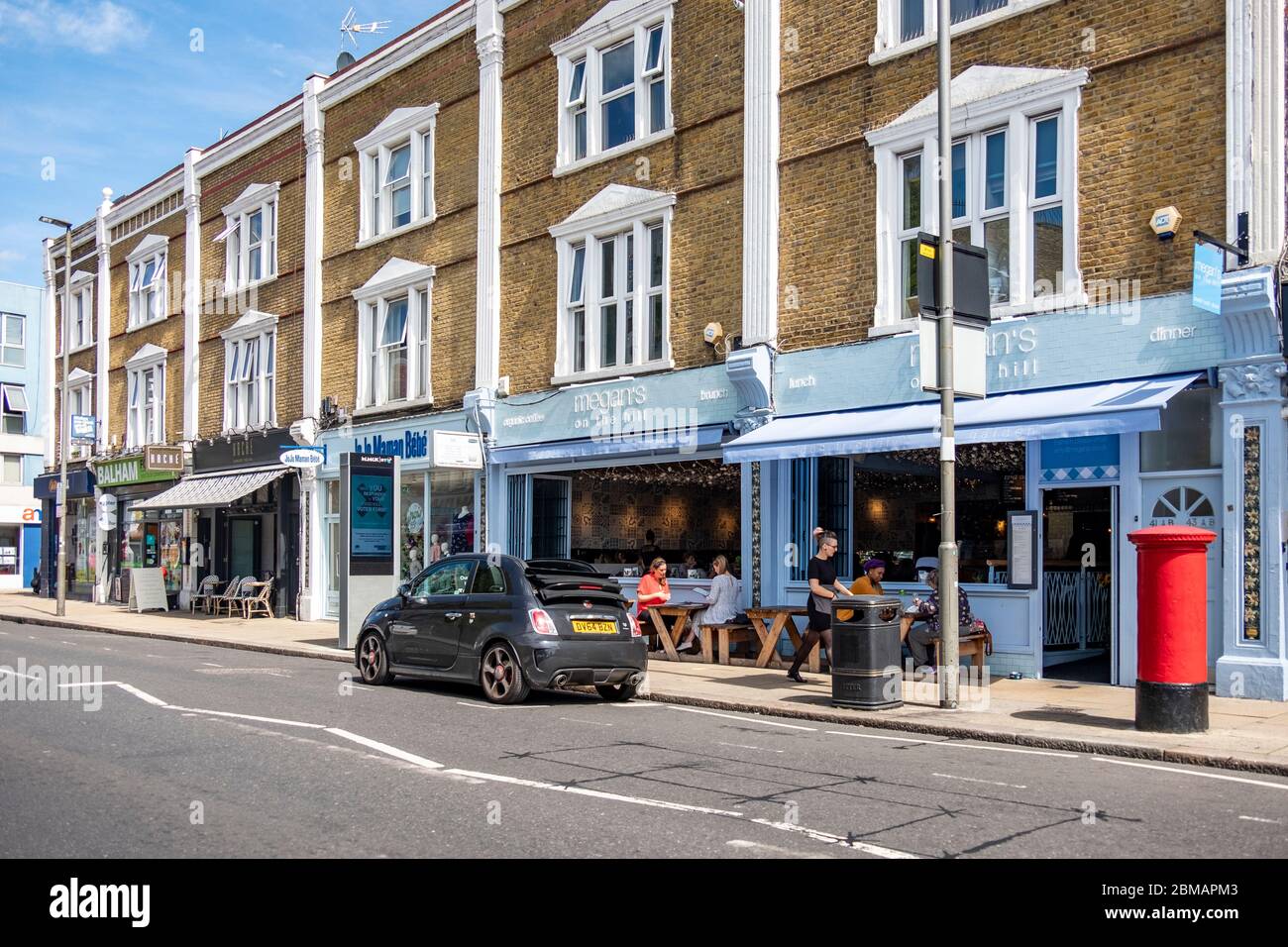LONDON High street shopping scene in Balham, an area of south west