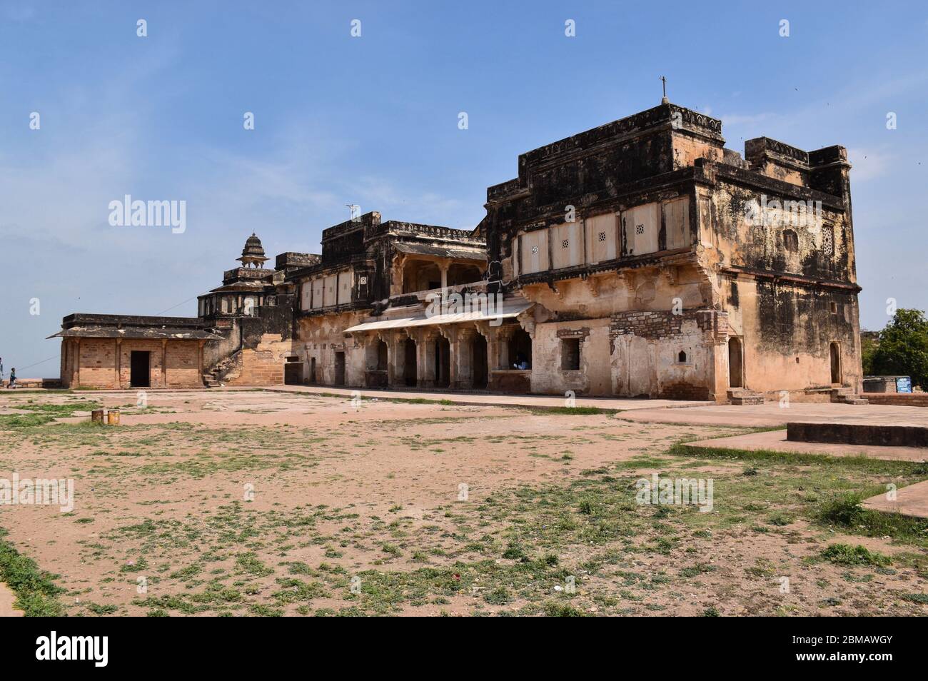 Gwalior, Madhya Pradesh/India : March 15, 2020 - Karan Palace in 'Gwalior Fort' Stock Photo