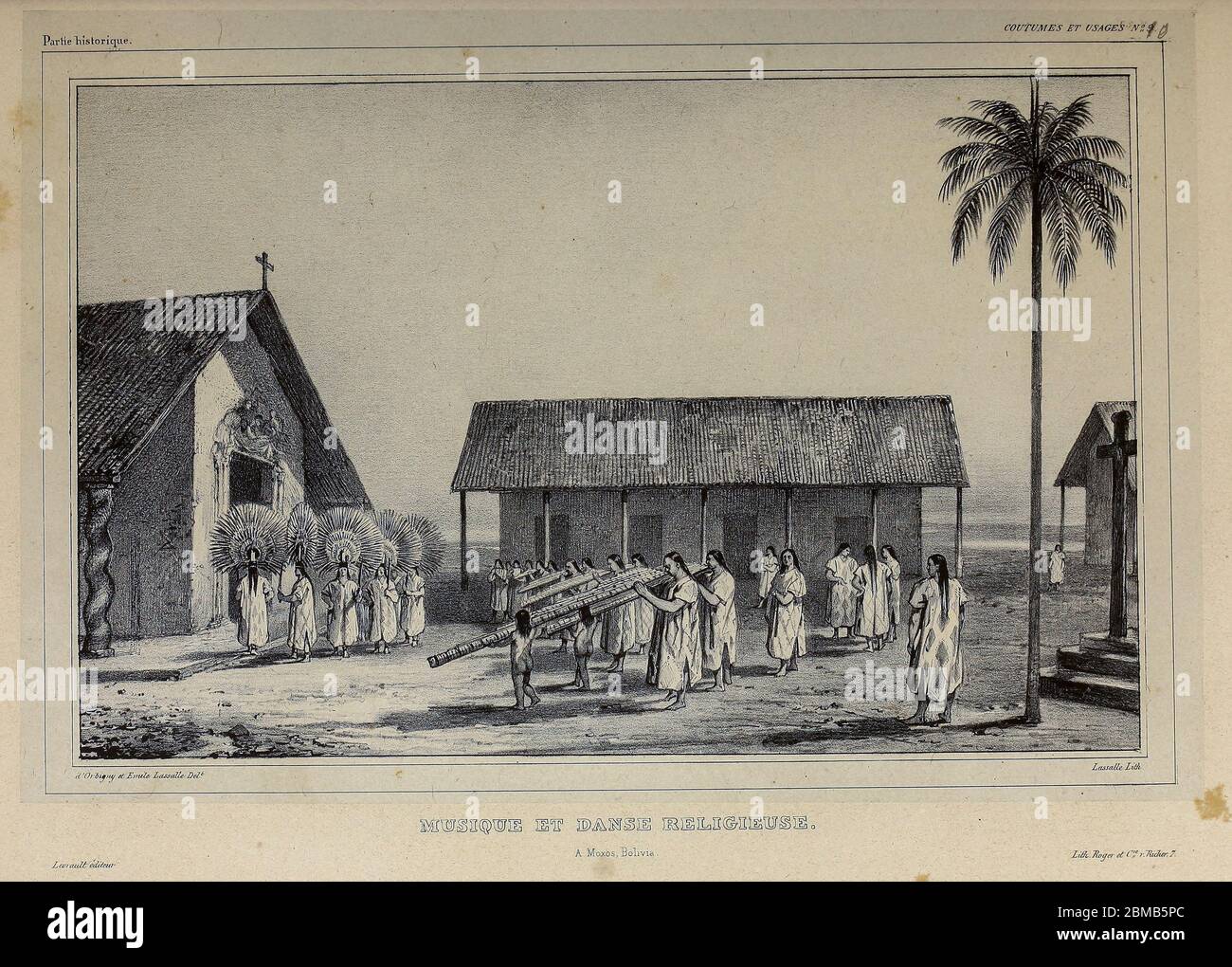 Vintage illustration of indigenous people of south america hi-res stock ...