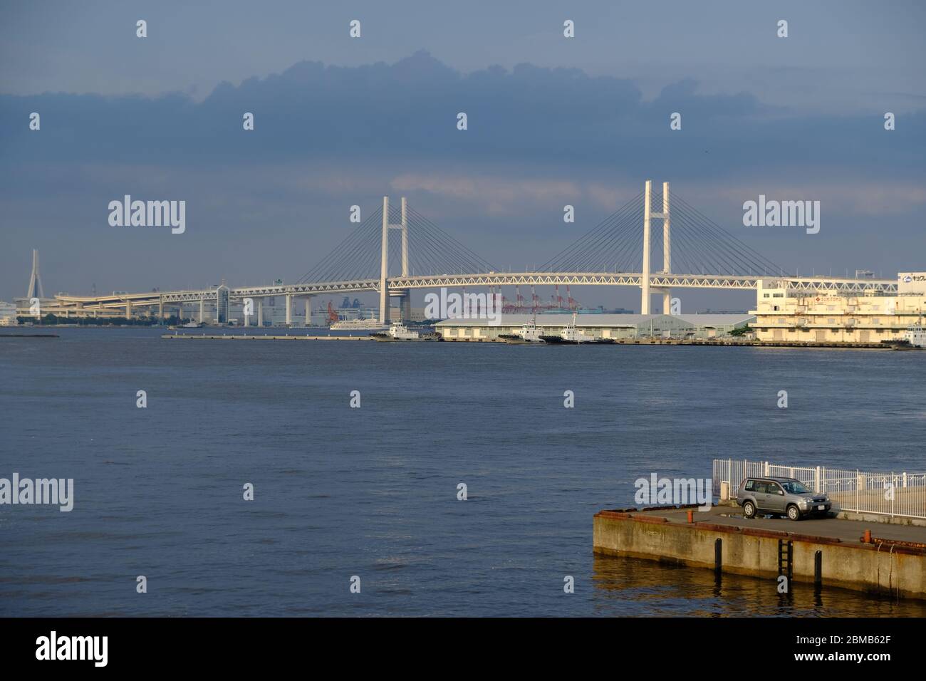 Yokohama Japan - Yokohama Bay Bridge Stock Photo