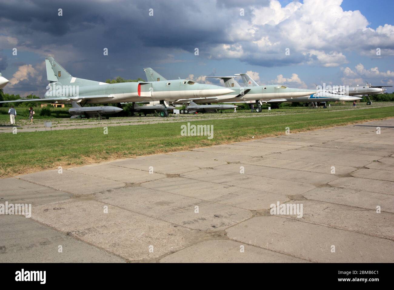 Exterior View Of A Tupolev Tu-22M "Backfire" Supersonic Long-range ...