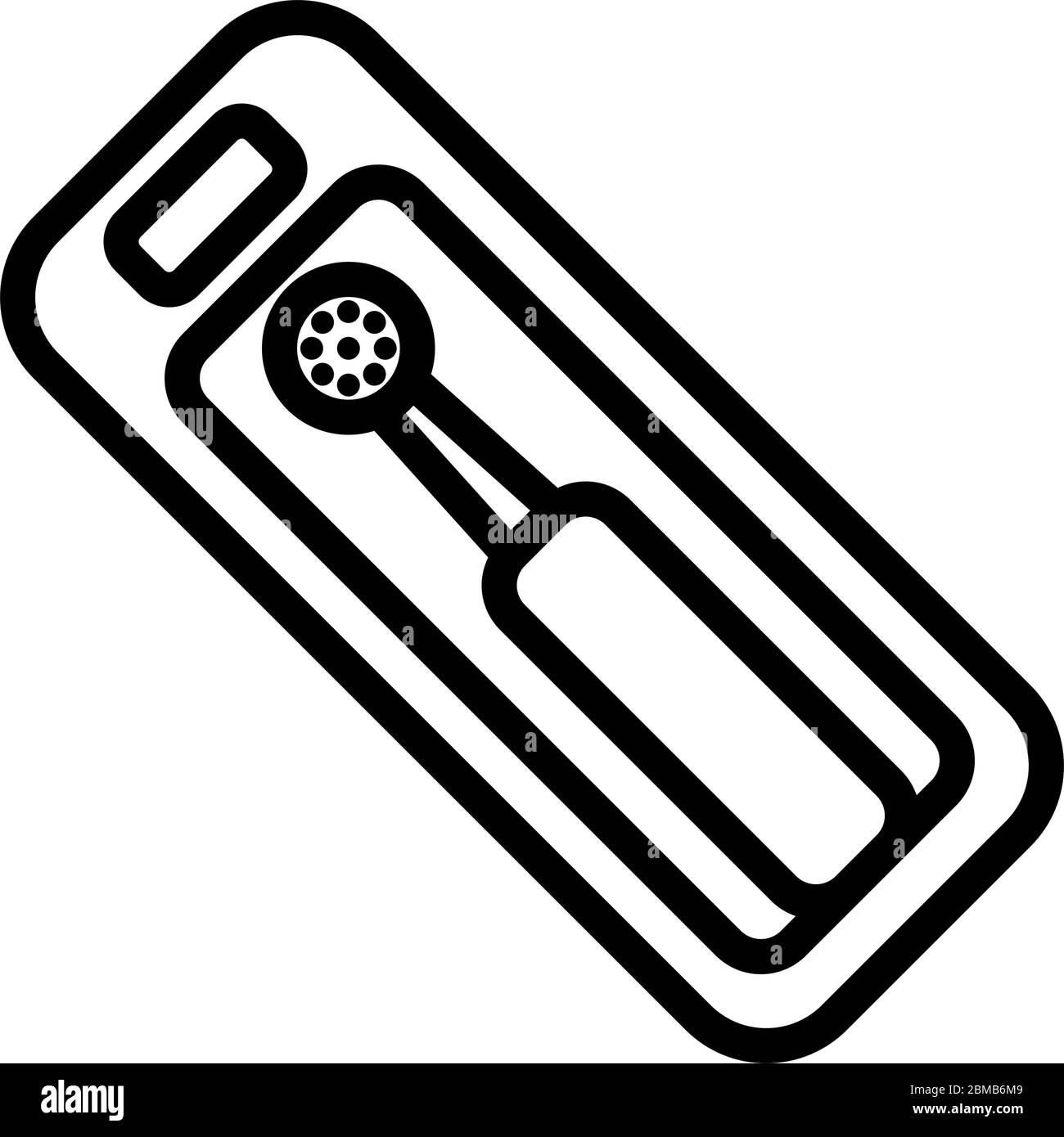 packaged electric toothbrush icon vector outline illustration Stock ...