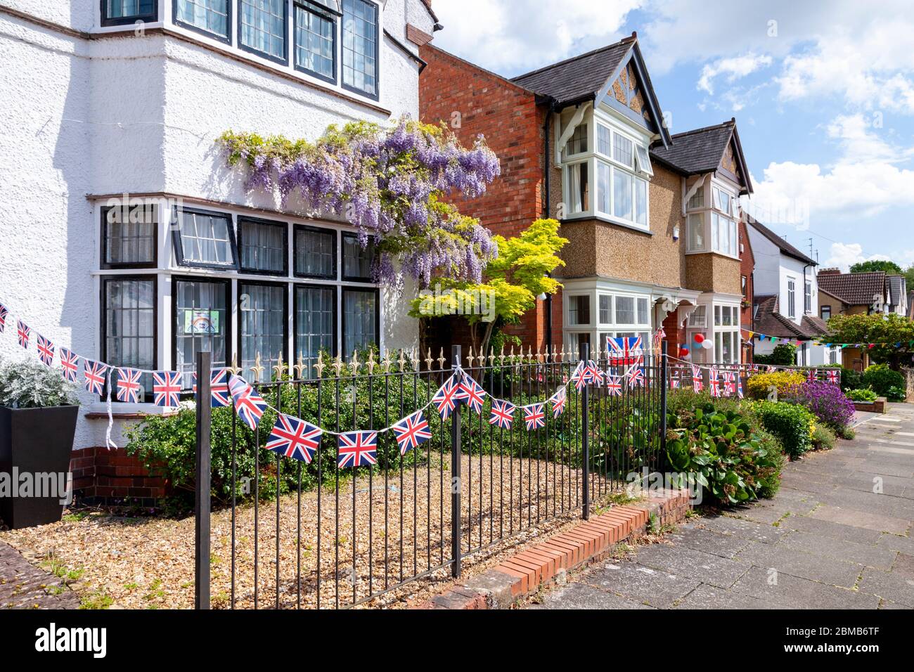 Northampton, UK, 8th May 2020, 75th anniversary of VE Day day in Lime